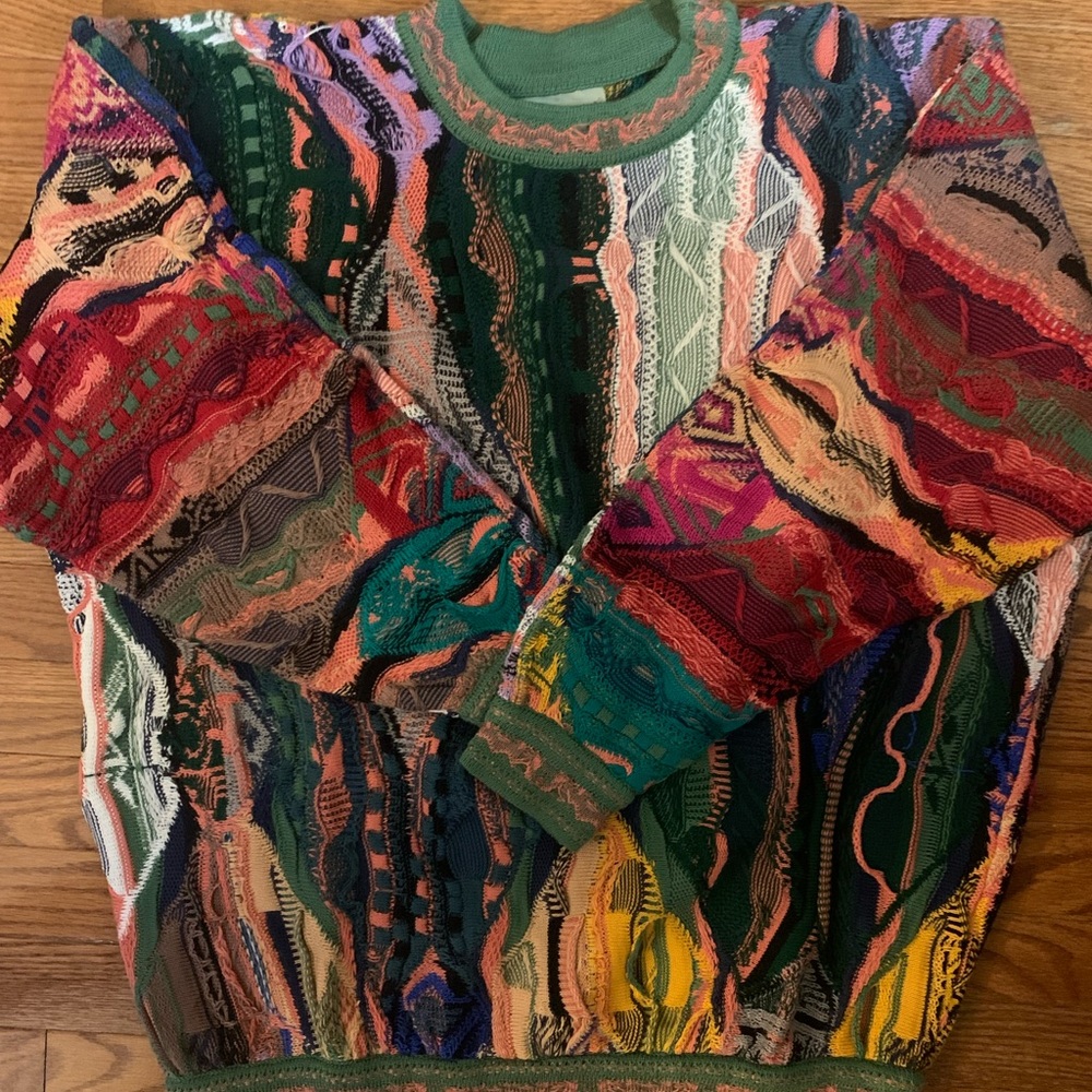 Vintage COOGI Authentic multi coloured sweater - mens small - Picture 1 of 6